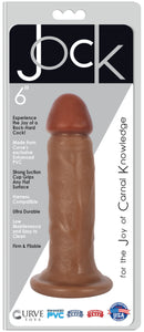 Jock 6 Inch Suction Cup Dildo - Medium-1