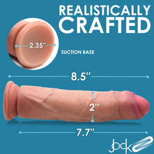 Load image into Gallery viewer, 8.5 Inch Dual Density Uncut Dildo-3