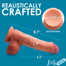 Load image into Gallery viewer, 8.7 Inch Dual Density Uncut Dildo with Balls-3