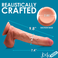 Load image into Gallery viewer, 9.8 Inch Dual Density Uncut Dildo with Balls-3