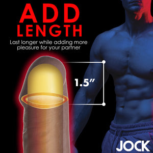 Extra Long 1.5 Inch Penis Extension - Dark-4