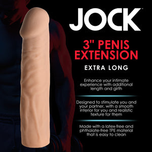 Extra Long 3 Inch Penis Extension - Light-1