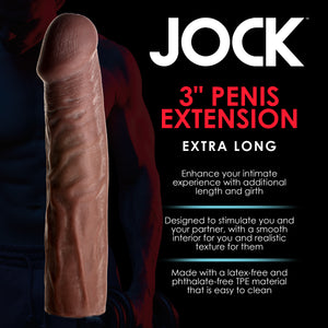 Extra Long 3 Inch Penis Extension - Dark-1