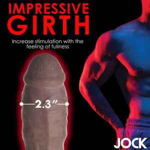 Extra Thick 2 Inch Penis Extension - Dark-5