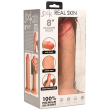 Load image into Gallery viewer, Real Skin Silicone Dildo - 8 Inch-9