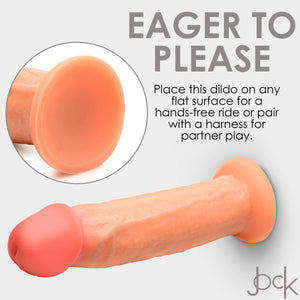 Real Skin Silicone Dildo - 8.5 Inch-7