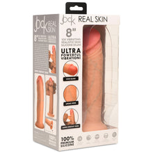 Load image into Gallery viewer, 10X Real Skin 8 inch Vibrating Dildo-10