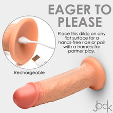 Load image into Gallery viewer, 10X Real Skin 8 inch Vibrating Dildo-7