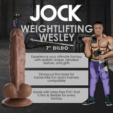 Load image into Gallery viewer, Weightlifting Wesley 7 Inch Dildo-1