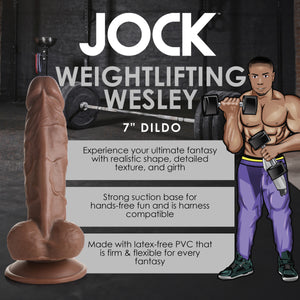 Weightlifting Wesley 7 Inch Dildo-1