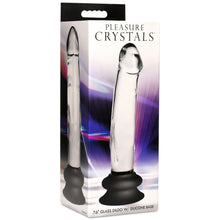 Load image into Gallery viewer, Glass Dildo with Silicone Base - 7.6 Inch-8