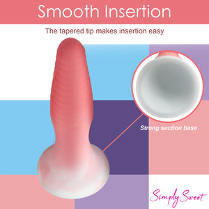 3 Piece Silicone Butt Plug Set - Pink-6