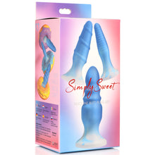 Load image into Gallery viewer, 3 Piece Silicone Butt Plug Set - Blue-11