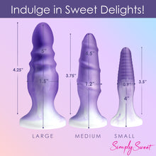 Load image into Gallery viewer, 3 Piece Silicone Butt Plug Set - Purple-3