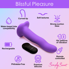 Load image into Gallery viewer, 21X Vibrating Wavy Silicone Dildo-4