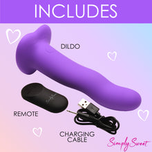 Load image into Gallery viewer, 21X Vibrating Wavy Silicone Dildo-7