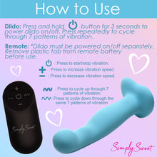 Load image into Gallery viewer, 21X Vibrating Thick Silicone Dildo-8