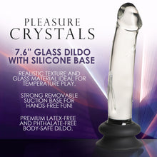 Load image into Gallery viewer, Glass Dildo with Silicone Base - 7.6 Inch-1