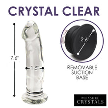Load image into Gallery viewer, Glass Dildo with Silicone Base - 7.6 Inch-3