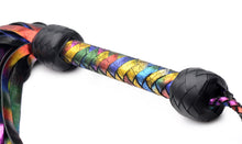 Load image into Gallery viewer, Rainbow Leather Flogger