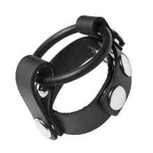 Load image into Gallery viewer, Leather Cock Ring Harness