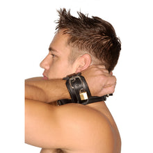 Load image into Gallery viewer, Strict Leather Wrist to Neck Restraint