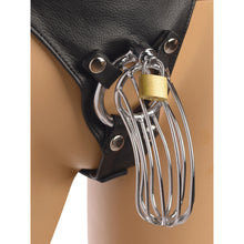 Load image into Gallery viewer, Strict Leather Male Chastity Device Harness