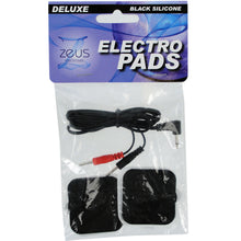 Load image into Gallery viewer, Zeus Deluxe Silicone Black Electro Pads