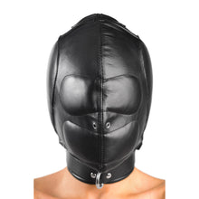 Load image into Gallery viewer, Padded Leather Hood - MediumLarge