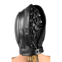 Load image into Gallery viewer, Padded Leather Hood - MediumLarge