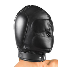 Load image into Gallery viewer, Padded Leather Hood - MediumLarge