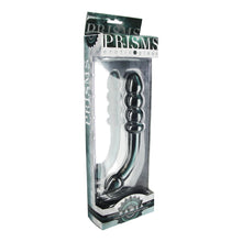 Load image into Gallery viewer, Hamsa Glass Dildo - Smoky Jade