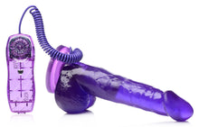 Load image into Gallery viewer, 7.5 Inch Suction Cup Vibrating Dildo - Purple