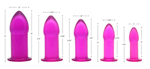 5 Piece Anal Trainer Set - Purple