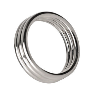 Echo 2 Inch Stainless Steel Triple Cock Ring