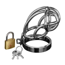 Load image into Gallery viewer, Captus Stainless Steel Locking Chastity Cage