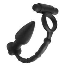 Load image into Gallery viewer, Viaticus Dual Cock Ring and Anal Plug Vibe