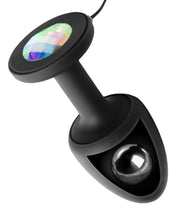 Load image into Gallery viewer, Paragon Gem Accented Vibrating Anal Plug with Internal Stimulation