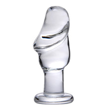 Load image into Gallery viewer, Asvini Glass Penis Anal Plug