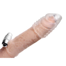 Load image into Gallery viewer, Clear Sensations Penis Extender Vibro Sleeve with Bullet