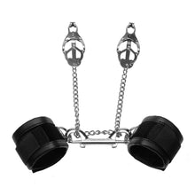 Load image into Gallery viewer, Cuff to Clamps Bondage Kit