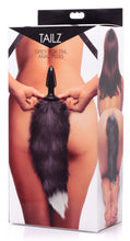 Load image into Gallery viewer, Grey Fox Tail Anal Plug