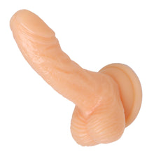 Load image into Gallery viewer, Silicone 4 Inch Realistic Suction Cup Mini Dildo- Flesh