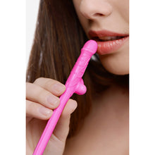 Load image into Gallery viewer, Penis Sipping Straws 10 Pack - Pink