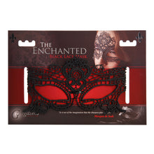 Load image into Gallery viewer, The Enchanted Black Lace Mask