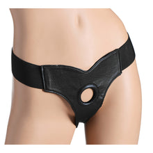 Load image into Gallery viewer, Bella Velvet Lined Elastic Strap On Harness
