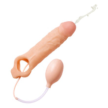 Load image into Gallery viewer, Realistic Ejaculating Penis Enlargement Sheath- Packaged