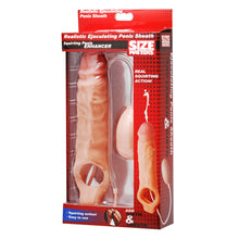 Load image into Gallery viewer, Realistic Ejaculating Penis Enlargement Sheath- Packaged