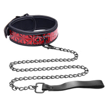 Load image into Gallery viewer, Crimson Tied Collar with Leash