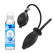 Load image into Gallery viewer, Enema Anal Stretching Kit with Plug and Desensitizing Lube